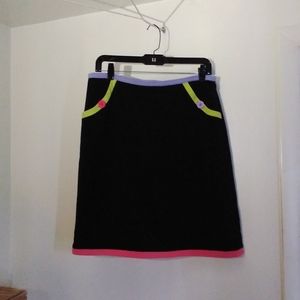 StudioG Black Lined Skirt 12p